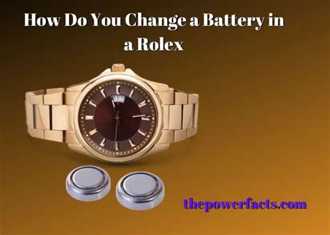 how to replace Rolex battery